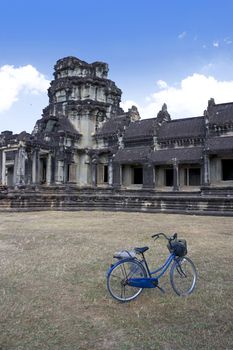 Image of UNESCO's World Heritage Site of Angkor Wat, located at Siem Reap, Cambodia.