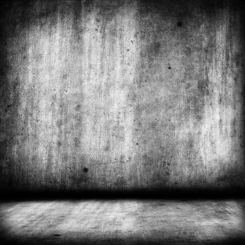 black and white grunge background - square format