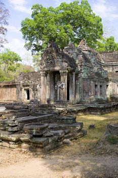 Image of UNESCO's World Heritage Site of Preah Khan, located at Siem Reap, Cambodia.