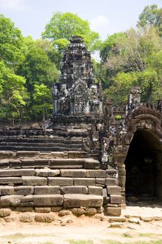 Image of UNESCO's World Heritage Site of Preah Neak Poan, located at Siem Reap, Cambodia.