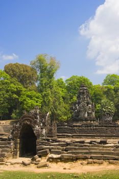 Image of UNESCO's World Heritage Site of Preah Neak Poan, located at Siem Reap, Cambodia.