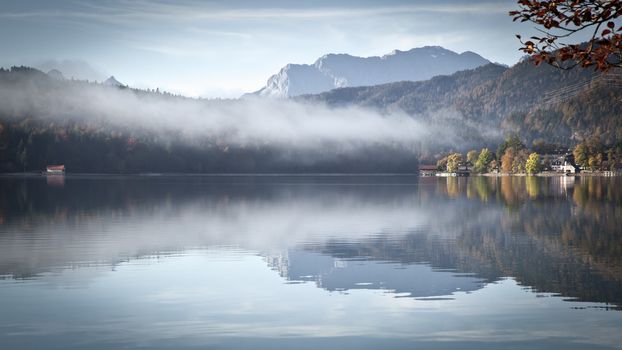 An image of the Walchensee in Bavaria Germany