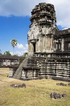 Image of UNESCO's World Heritage Site of Angkor Wat, located at Siem Reap, Cambodia.