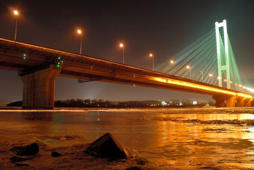 The last bridge to the South of Kiev