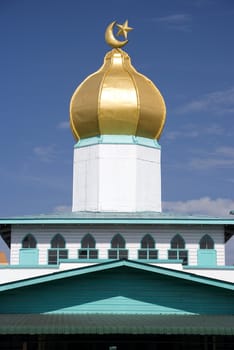 Image of an old mosque in Malaysia.