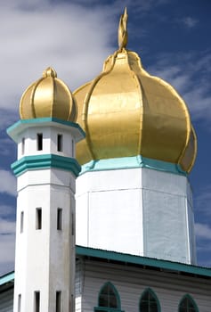 Image of an old mosque in Malaysia.