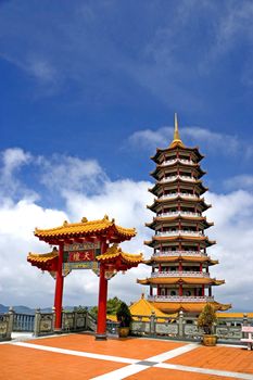 Image of a Chinese temple in Malaysia.