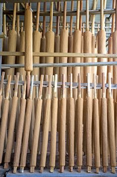 Image of joss sticks at a factory in Malaysia.