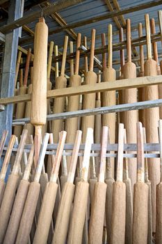 Image of joss sticks at a factory in Malaysia.