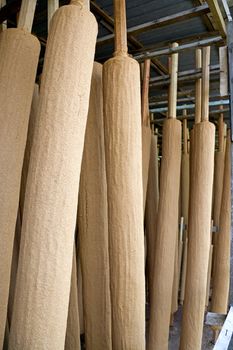 Image of joss sticks at a factory in Malaysia.