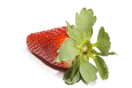 Isolated fruits - Strawberries on white background