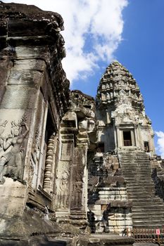 Image of UNESCO's World Heritage Site of Angkor Wat, located at Siem Reap, Cambodia.