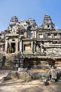 Image of UNESCO's World Heritage Site of Ta Keo, located at Siem Reap, Cambodia.