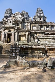 Image of UNESCO's World Heritage Site of Ta Keo, located at Siem Reap, Cambodia.