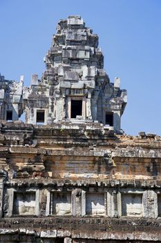 Image of UNESCO's World Heritage Site of Ta Keo, located at Siem Reap, Cambodia.