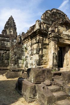 Image of UNESCO's World Heritage Site of Preah Ko, located at Siem Reap, Cambodia.