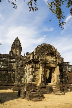 Image of UNESCO's World Heritage Site of Preah Ko, located at Siem Reap, Cambodia.