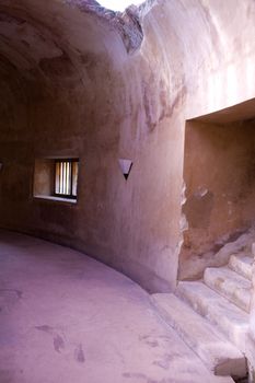 Image of a tunnel at an ancient royal building at Taman Sari Royal Water Park, Yogyakarta, Indonesia.