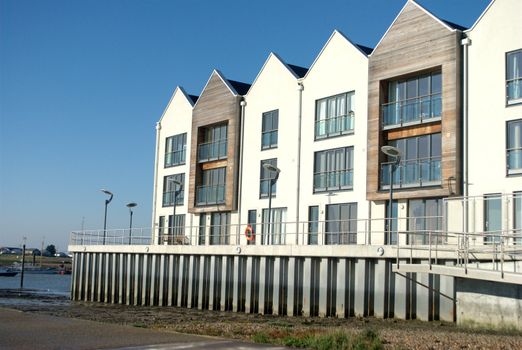 Modern UK riverside flats