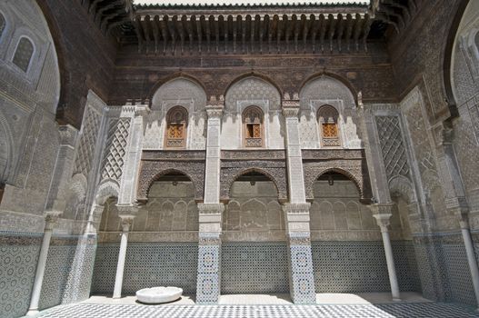 The Koranic school (madressa) el Attarin located in the medina of Fez - Best of Morocco