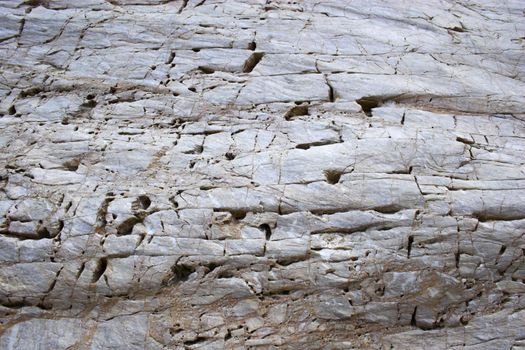 Blueish multicolored clay and salt mineral deposits in geological formations of Death Valley National Park