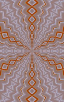 brown and orange fractual design