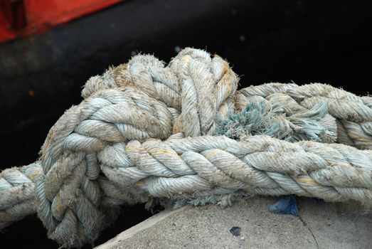 stock pictures of the ropes used by ships