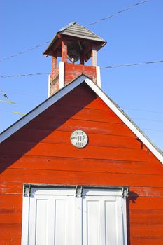 Fragment of historic farm town of Winnetoon