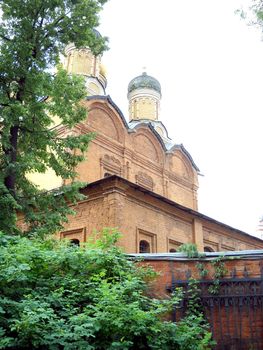 Church; Pokrovsk; a cathedral; Moscow; summer; a temple; Christianity; red; the area; domes; a monument