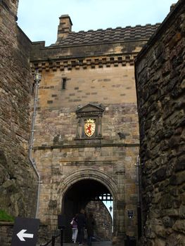 Edinburgh castle in Scotland, Great Britain, United Kingdom