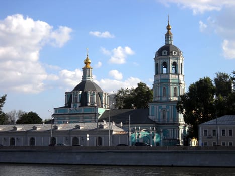 Church; Pokrovsk; a cathedral; Moscow; summer; a temple; Christianity; red; the area; domes; a monument       