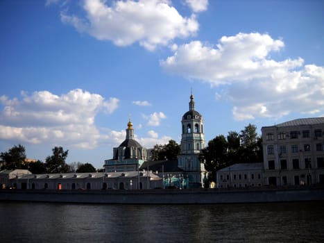 Church; Pokrovsk; a cathedral; Moscow; summer; a temple; Christianity; red; the area; domes; a monument         