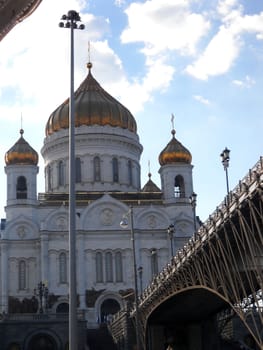 Church; Pokrovsk; a cathedral; Moscow; summer; a temple; Christianity; red; the area; domes; a monument        