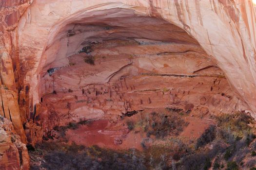 Ancient ruins of pre-historic Indian cultures of American southwest and surroundings, Navajo National Monument