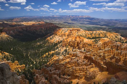 Rare rock formations of Bryce Canyon National park