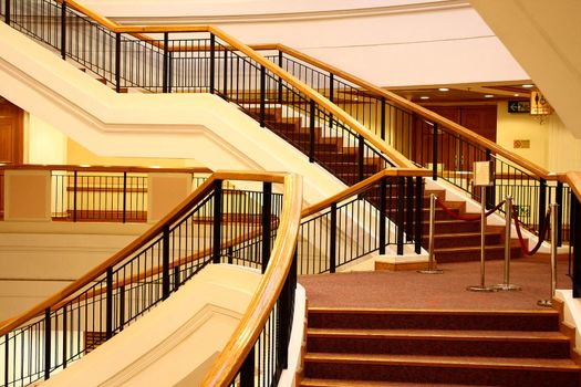  Staircase House indoor with brown toned 