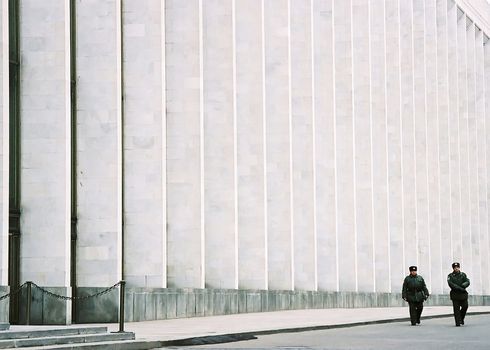 Two solders at Kreml in Moscow