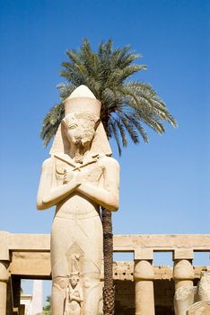  Statue of Ramses II in Karnak, Luxor, Egypt