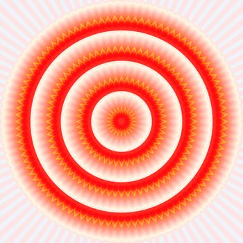 texture of concentric striped red sunlight rings 