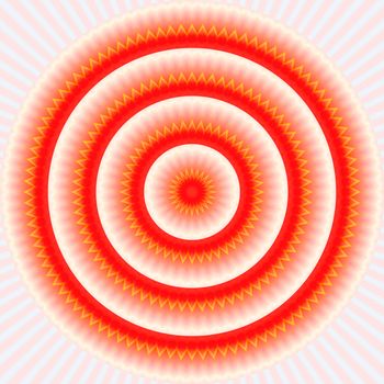 texture of concentric striped red sunlight rings 