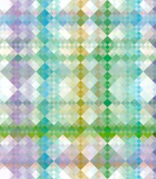 colorful seamless texture of checks, partly in rows