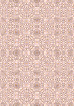 abstract seamless texture of little flowers and shapes in salmon 