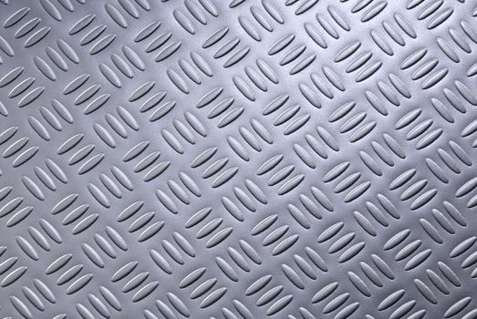 Metal plate with structure. A close up