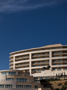 Typical modern residential structure in the Mediterranean