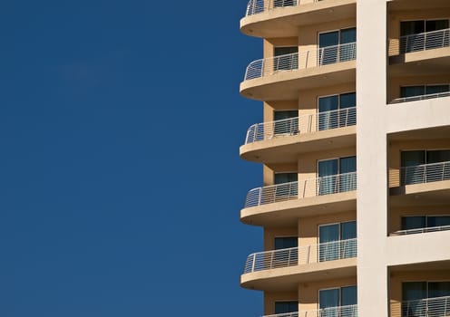 Typical modern residential structure in the Mediterranean