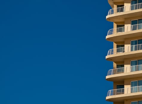 Typical modern residential structure in the Mediterranean