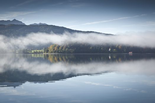 An image of the Walchensee in Bavaria Germany