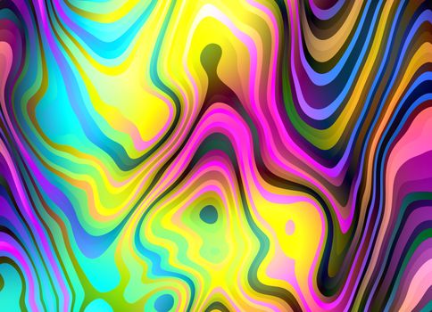 abstract texture of swirl lines in vibrant colors