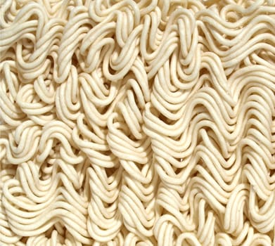 Detail of noodles pasta (traditional Asian cuisine)