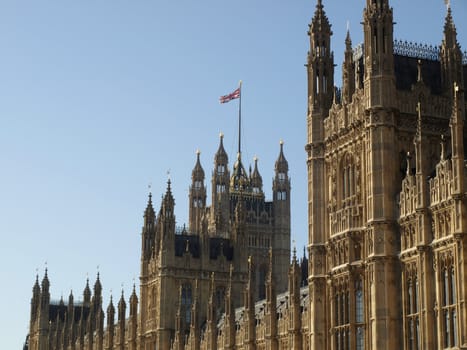 Houses of Parliament with Big Ben, Westminster Palace, London, UK